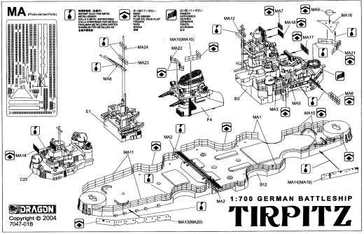 Dragon - Schlachtschiff Tirpitz