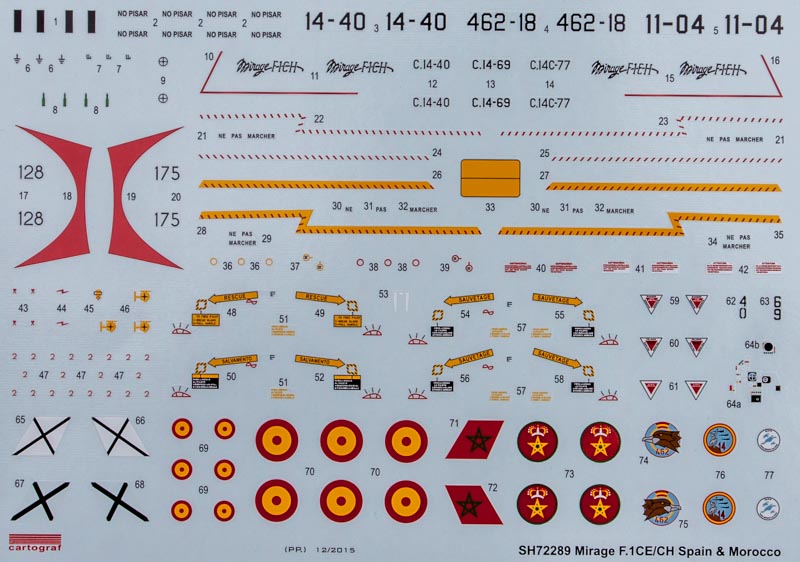 Special Hobby - Mirage F.1CE/CH