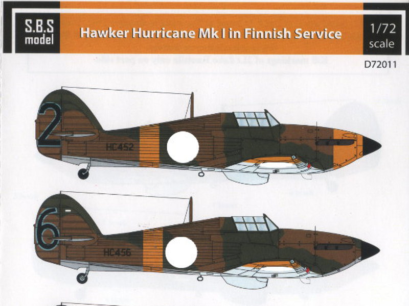 S.B.S Model - Hawker Hurricane Mk I in Finnish Service