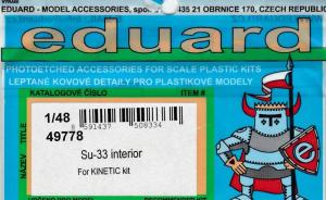 Detailset: Su-33 Interior