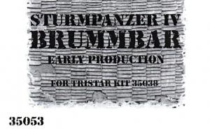 Detailset: Zimmerit für Stu.Pz. IV „Brummbär“ early