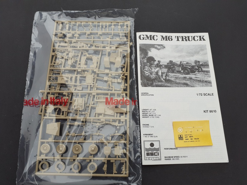 GMC M6 Truck und Bauanleitung/ Decals