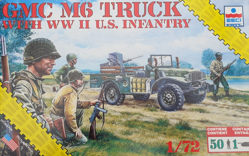 Esci - GMC M6 Truck with WW II U.S. Infantry