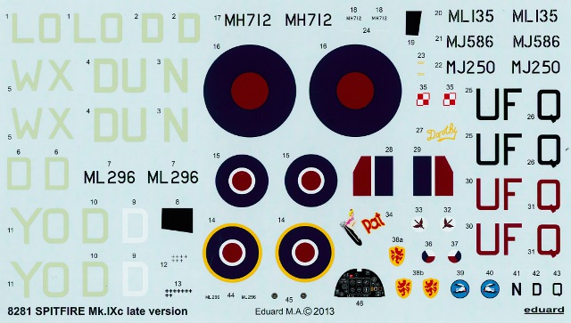 Eduard Bausätze - Spitfire Mk.IXc late version ProfiPack