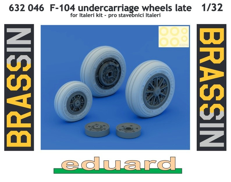 Eduard Brassin - F-104 undercarriage wheels late