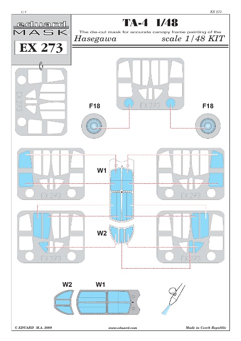 Eduard Mask - TA-4 Mask