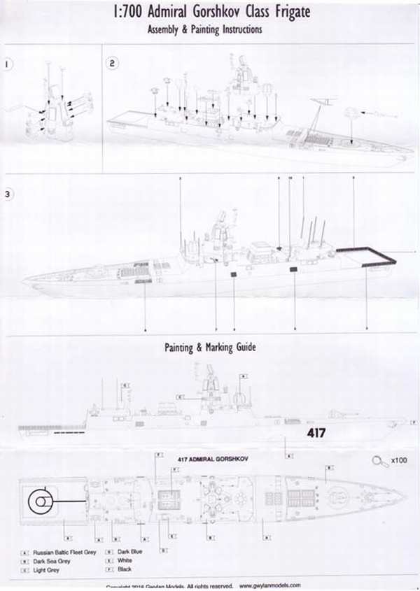 Gwylan Models - Admiral Gorschkov Class