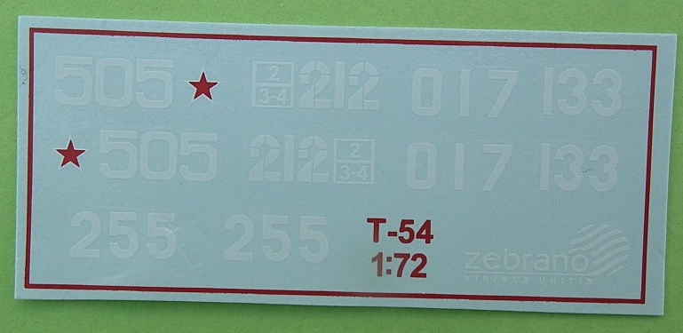 Zebrano Model - Soviet Medium Tank T-54 m. 1946