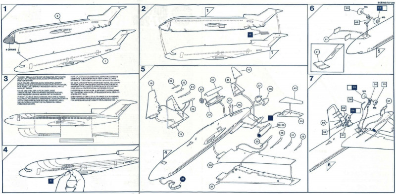 Sieben Schritte, dann fehlt nur mehr Farbe und Decals