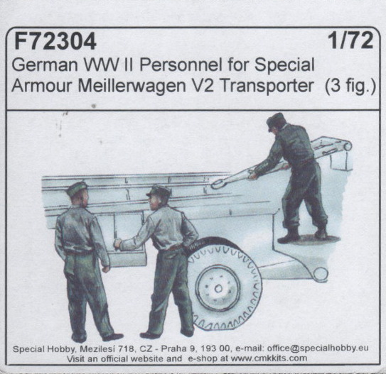 CMK - German WW II Personnel for Special Armour Meillerwagen V2