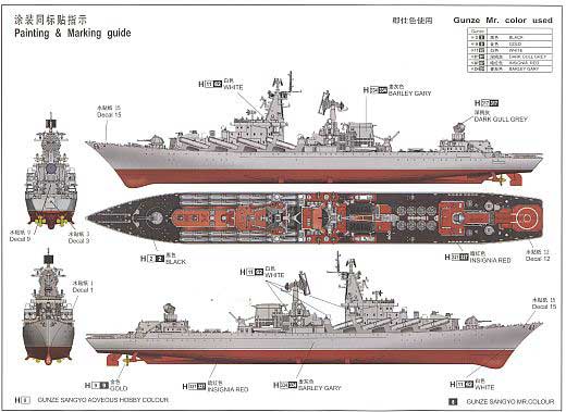 Trumpeter - Ukraine Navy Slava-Class Cruiser Vilna Ukraina