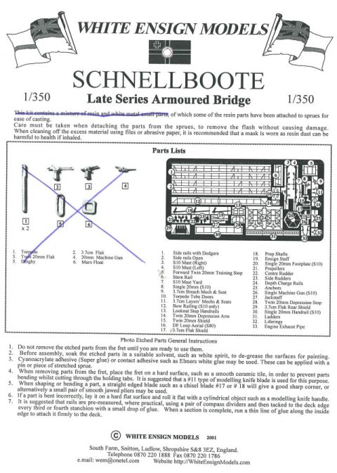 White Ensign Models - Schnellboote