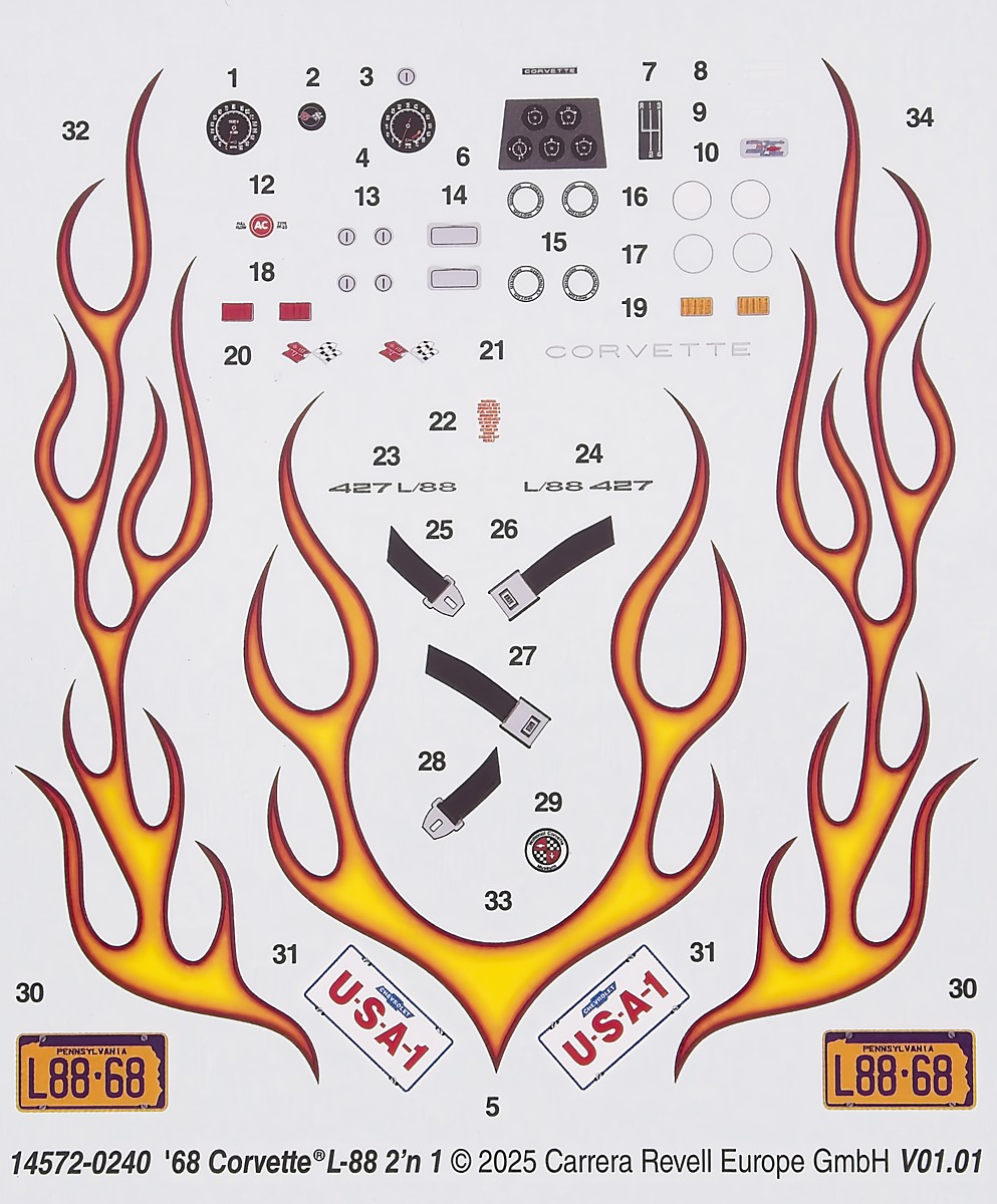 Revell - ´68 Corvette L88 Convertible