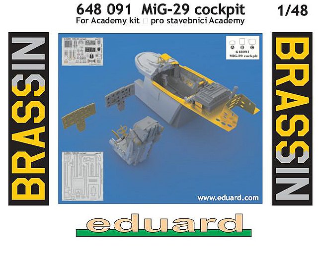 Eduard Brassin - Mig-29 Cockpit for Academy Kit