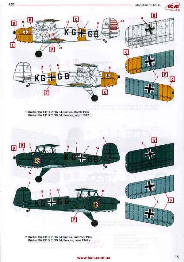 ICM - Bücker Bü 131D