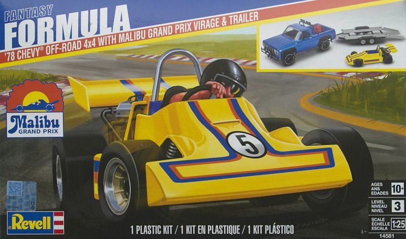 Revell - ´78 Chevy 4x4 Pickup with Malibu GP Virage & Trailer