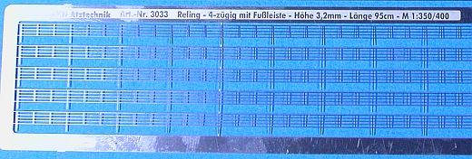 Saemann-Aetztechnik - Relings im Maßstab 1:350 - 1:400
