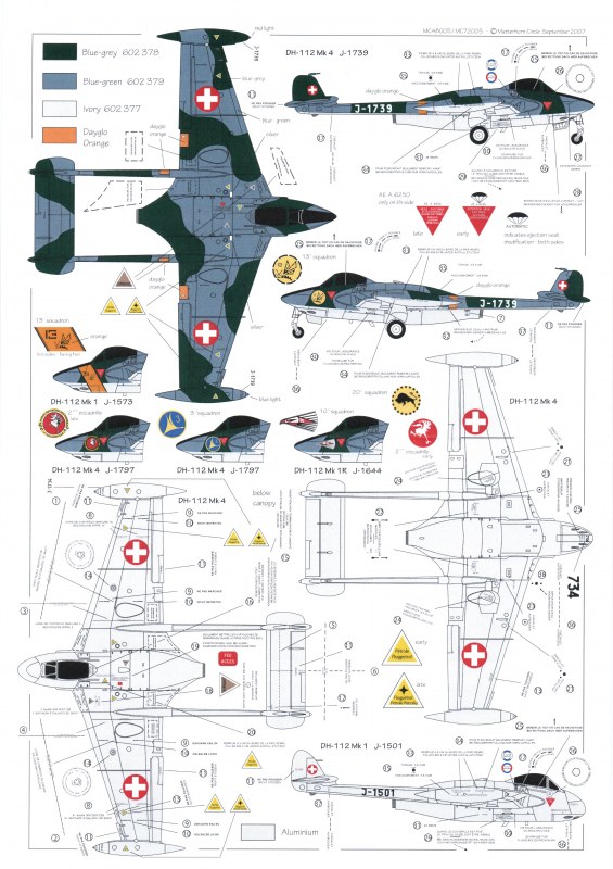 Matterhorn Circle - De Havilland DH-112 Venom