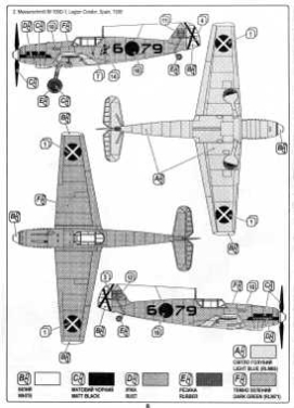 Hier die Markierungsversion für die Maschine von Hptm. Werner Mölders, 3./J88 der Legion Condor. 