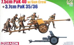 7.5cm PaK 40 w/Gun Crew + 3.7cmPaK 35/36