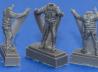 French Pilot and Two Mechanics