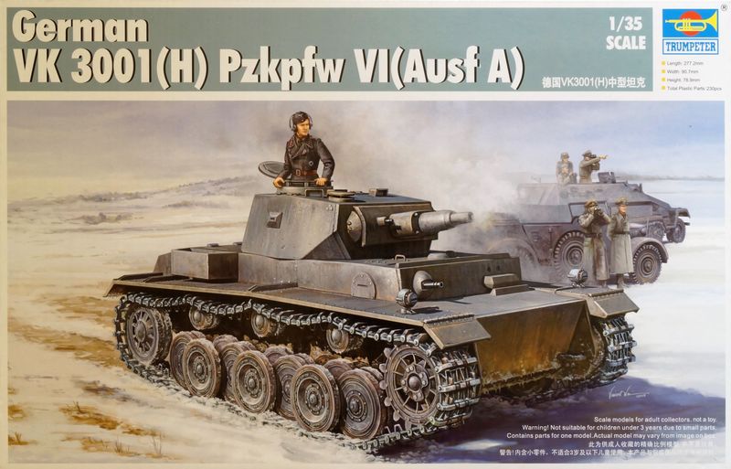 Trumpeter - German VK 3001(H) Pzkpfw VI(Ausf A)