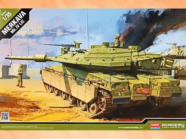 Bausatz-Cover des Merkava Mk.IV LIC von Academy