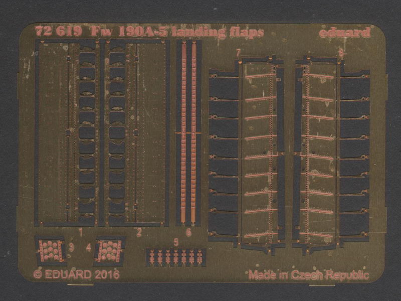 Eduard Ätzteile - Fw 190A-5 landing flaps