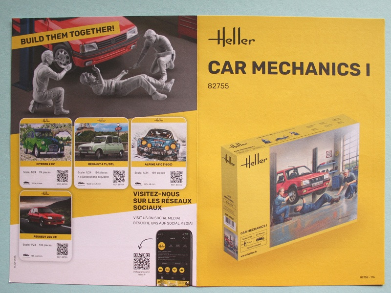 Die gebauten Figuren mit Vorschlägen dazupaßender Automodelle