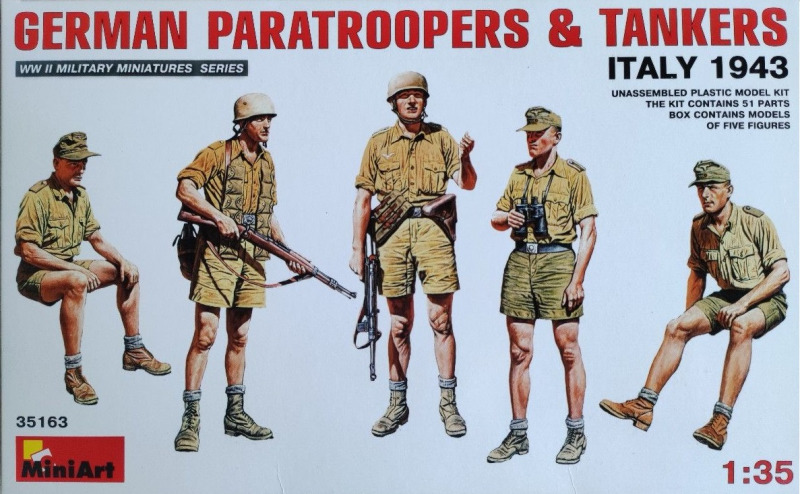 MiniArt - German Paratroopers & Tankers Italy 1943