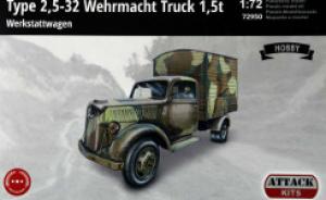 Galerie: Type 2,5-32 Wehrmacht Truck 1,5t Werkstattwagen