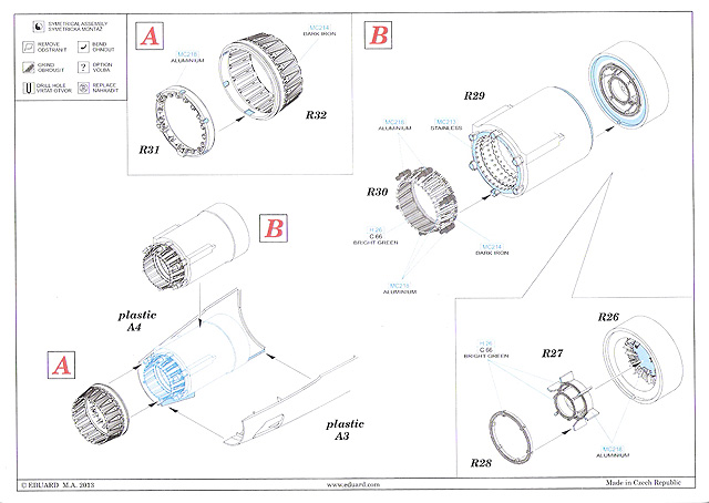 Eduard Brassin - MiG-23M/MF exhaust nozzle