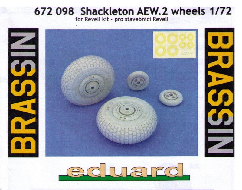 Eduard Brassin - Shackleton AEW.2 wheels 