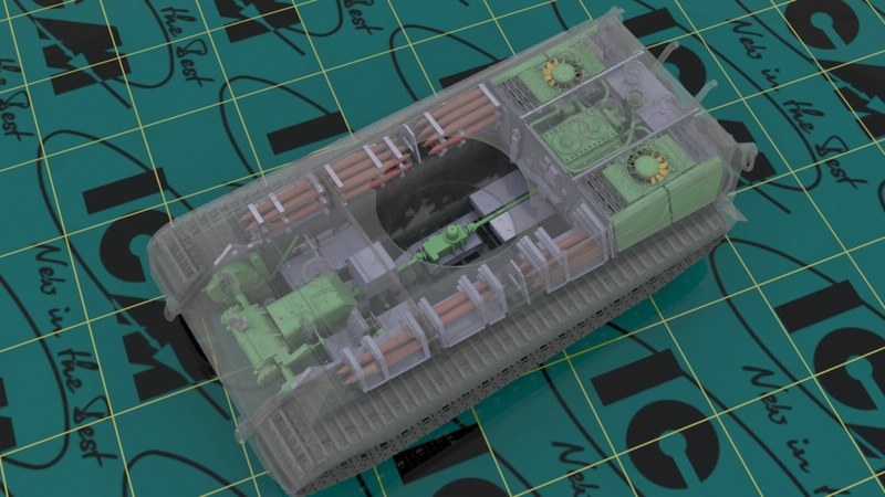 3-D Grafik der Baumodule des fertigen Modells (Grafik: ICM)