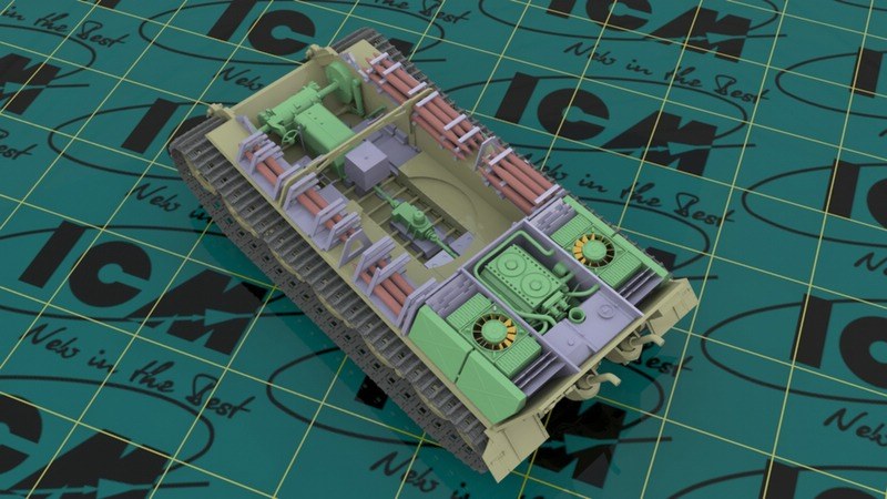 3-D Grafik der Baumodule des fertigen Modells (Grafik: ICM)