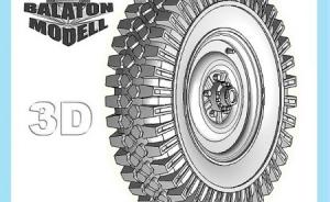 Bausatz: YA-192 wheels for MAC Uaz-469 kit