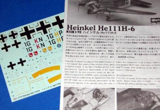 Hasegawa - Heinkel He 111H-6