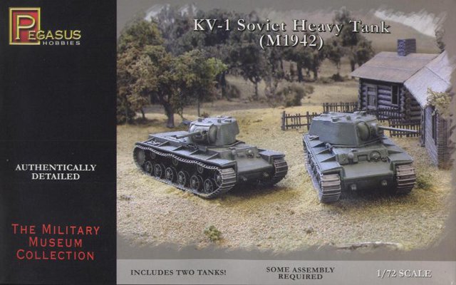 Pegasus Hobbies - KV-1 Soviet Heavy Tank (M1942)