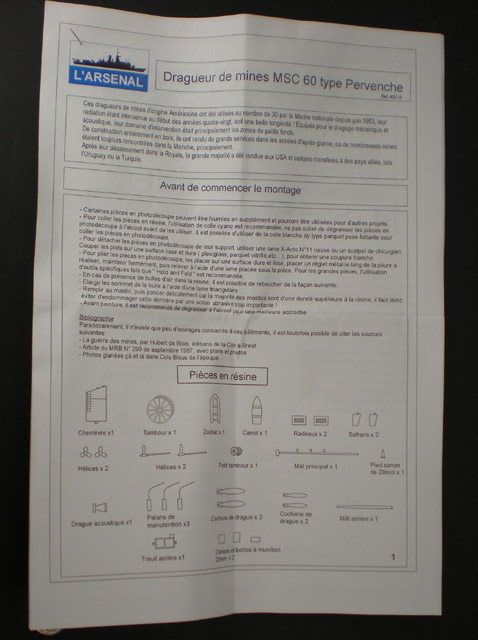 Dragueur de Mines MSC 60