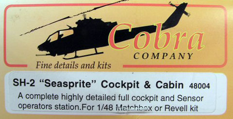 Cobra Company - Kaman SH-2 Seasprite Interior Detail Set