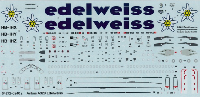 Revell - Airbus A320 Edelweiss Air