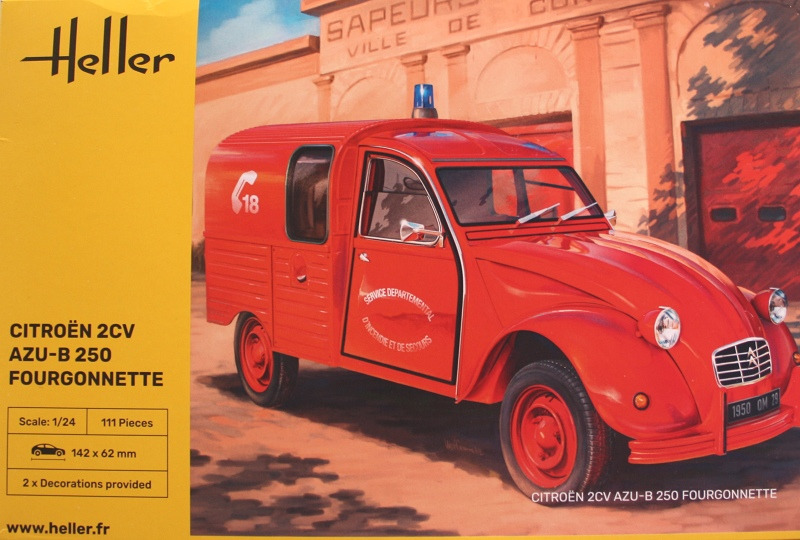 Heller - Citroen 2CV AZU-B250 Fourgonnette