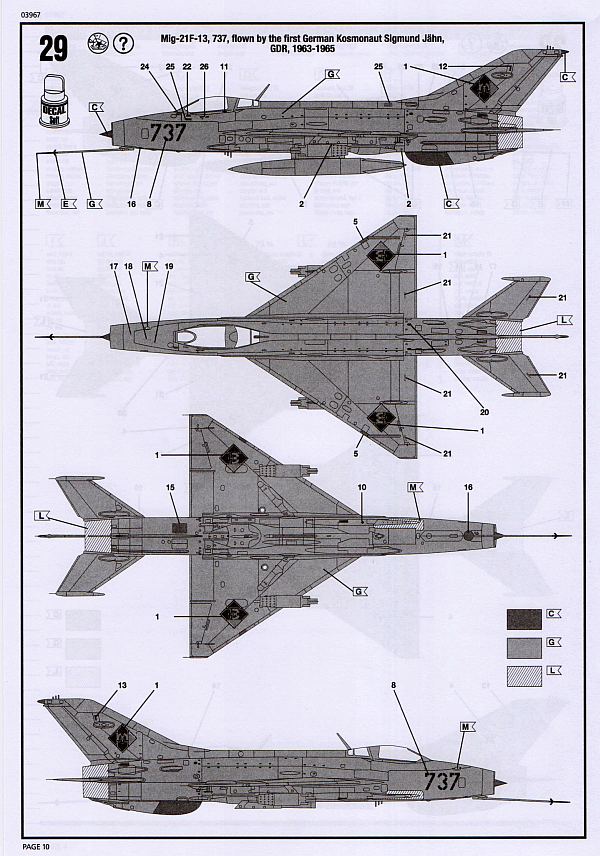 Revell - MiG-21 F-13 Fishbed C