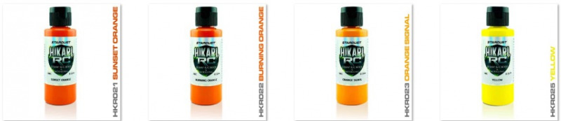 Stardust - Hikari RC Airbrush Farben für Lexan und den RC-Modellbau 