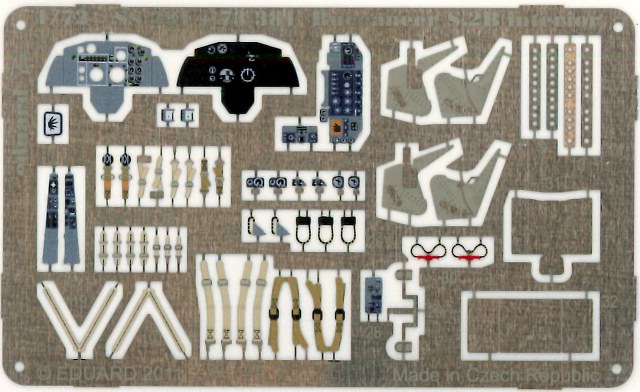 Eduard Ätzteile - Buccaneer S.2B interior S.A. ZOOM