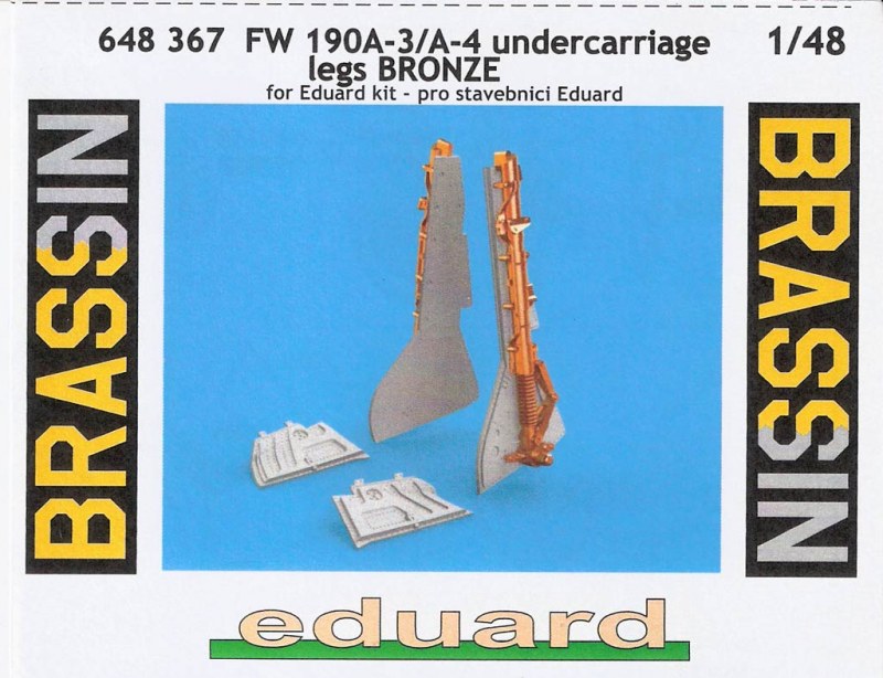 Eduard Brassin - Fw 190A-3/A-4 undercarriage legs BRONZE