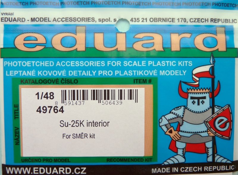 Eduard Ätzteile - Su-25K interior