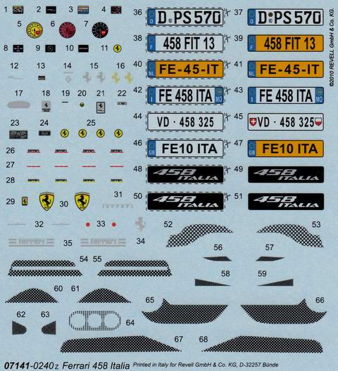 Revell - Ferrari 458 Italia