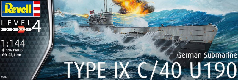Revell - German Submarine Type IX C/40 U190