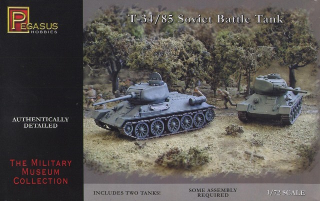 Pegasus Hobbies - T-34/85 Soviet Battle Tank